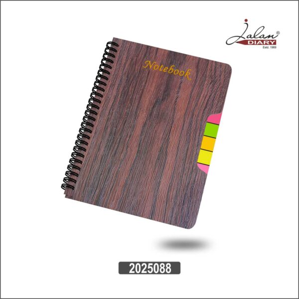 A-5 Wiro Wooden Notebook