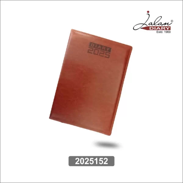 leatherette register diary 2025