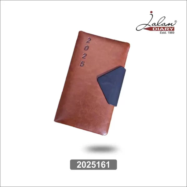 leatherette personal diary 2025