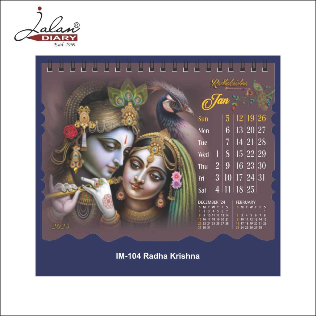 Table calendar im 104 radhakrishna jalan diary