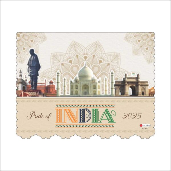 Table Calendar IM-110 Pride of India - Image 2