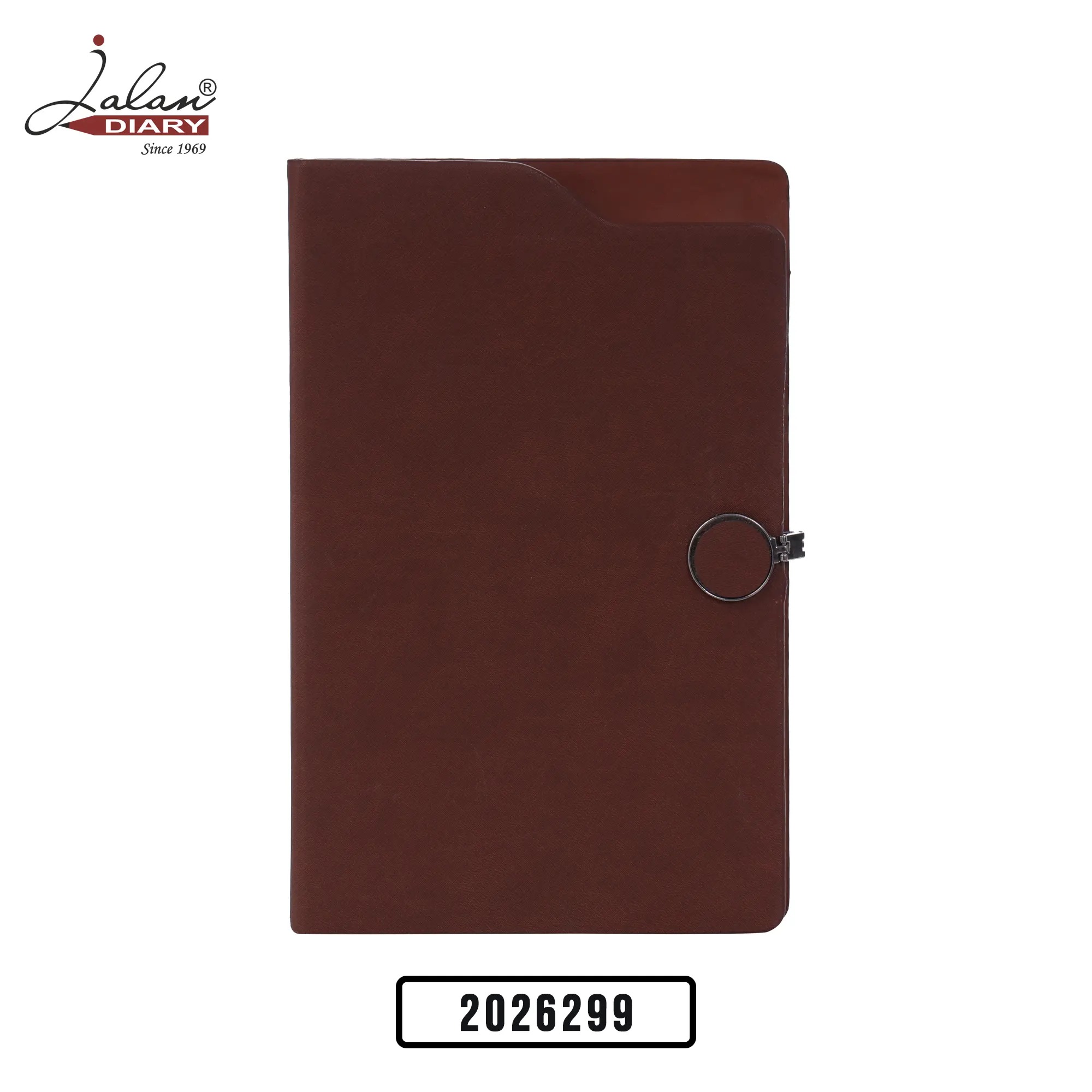 Premium Brown Hardbound Notebook – Model 2026299
