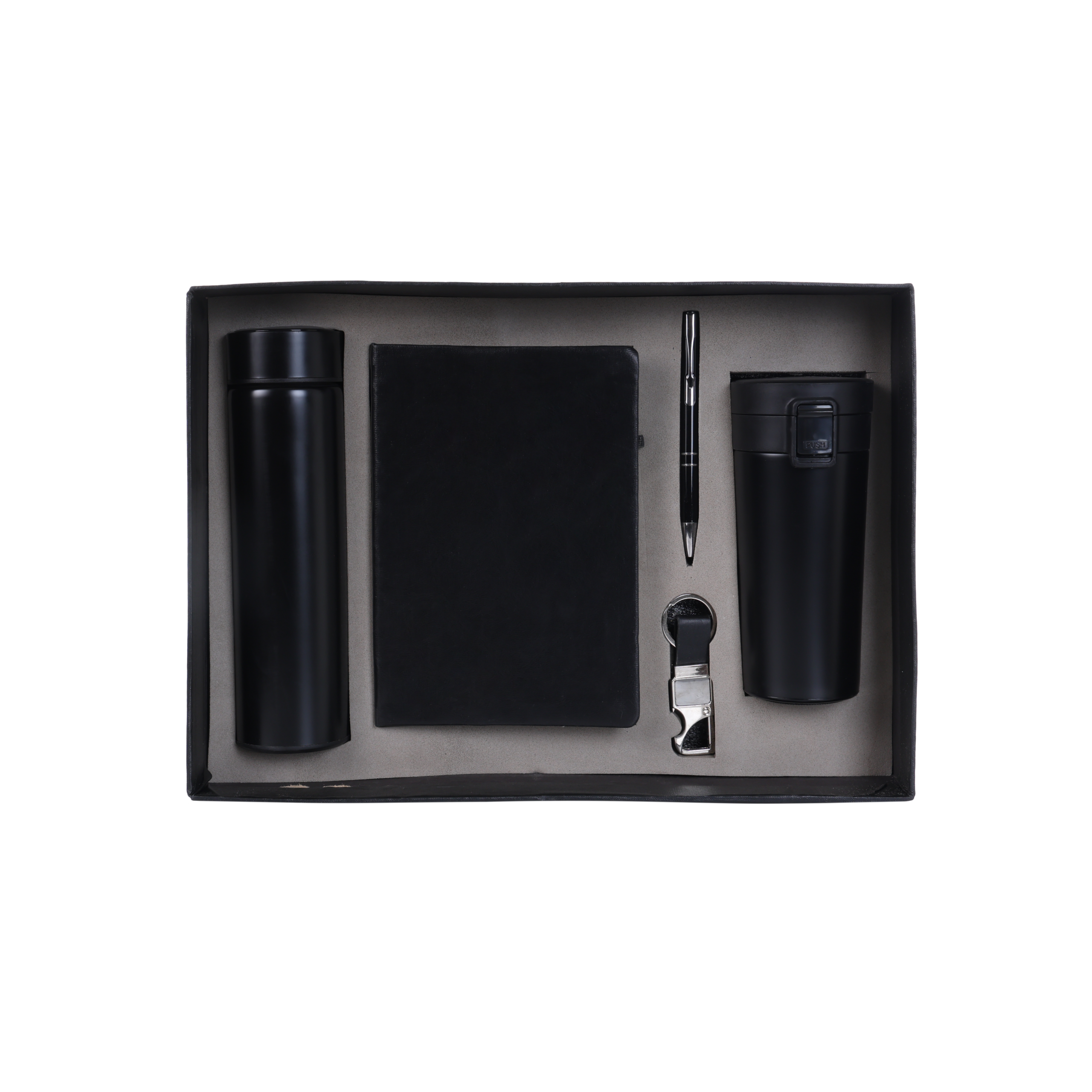 2026563 Black Five in One Black Five-in-One Executive Gift Set