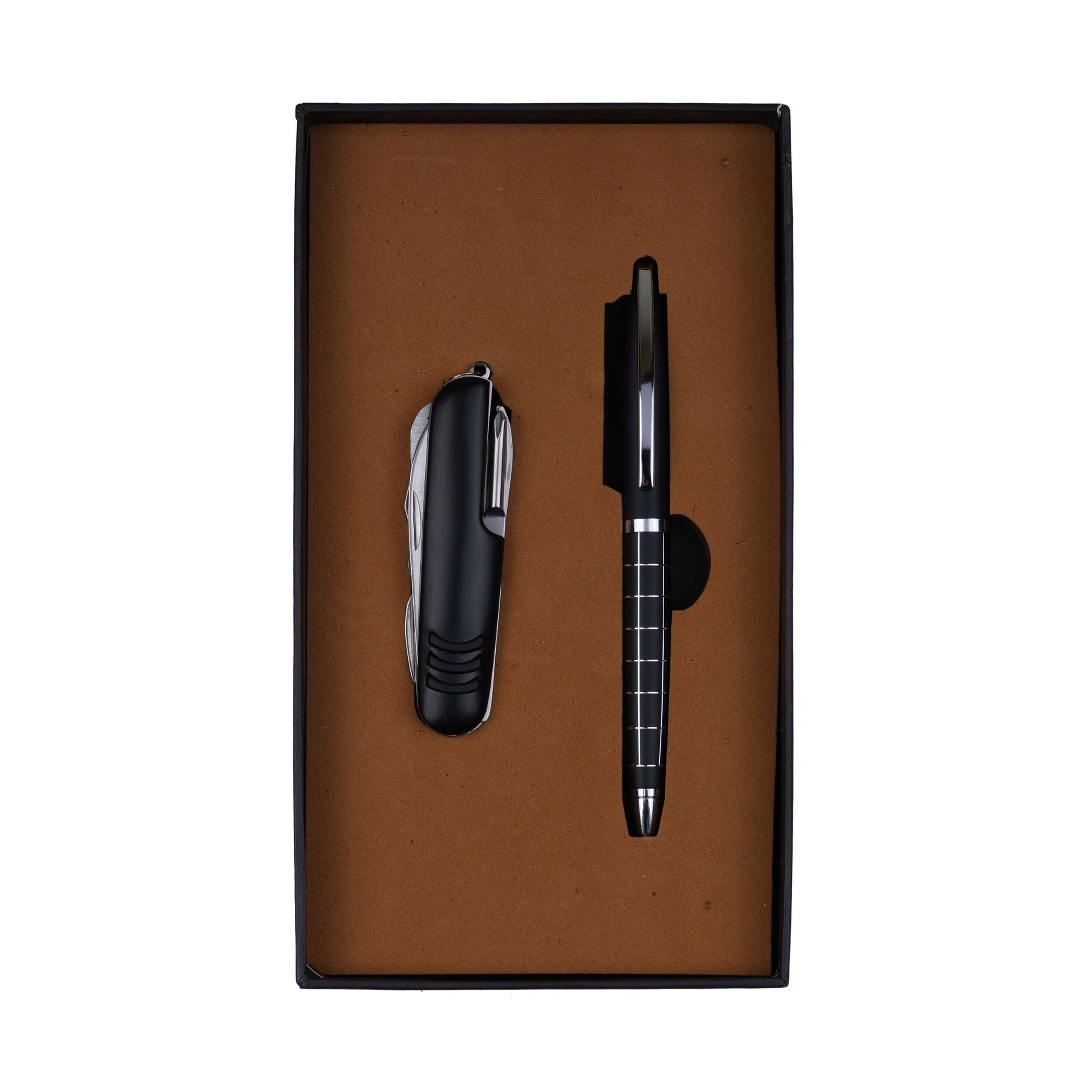 2026505 Checker Pen & Swiss Knife Set