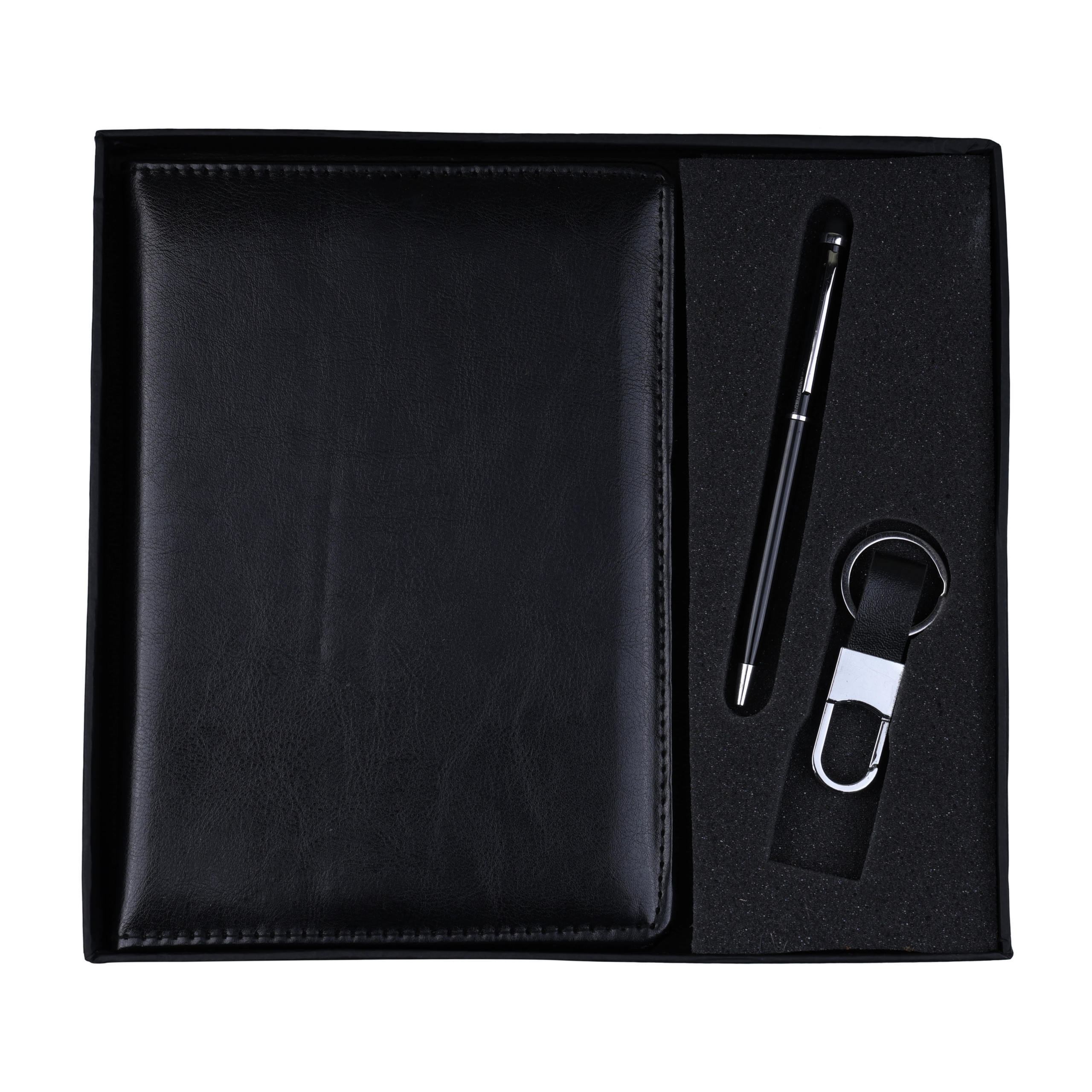 2026530 Three in One Gift Set with Notebook, Pen & Key Chain