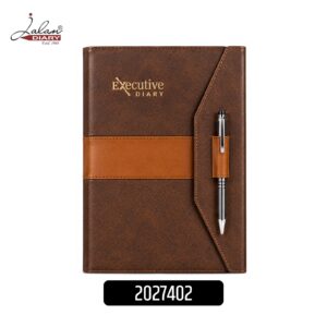 Diary Folder with Pen Holder