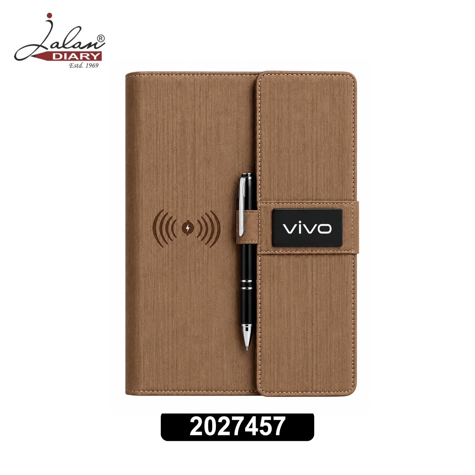 A5 Powerbank Notebook 8000mAh | Wireless Charging