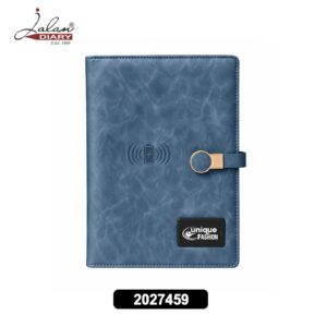 PU Cover Power Bank Notebook