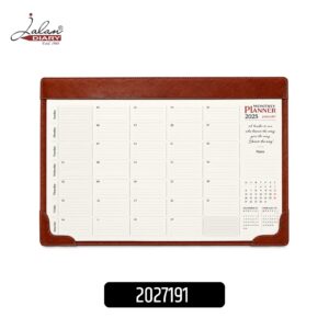 Table Planner with Monthly Calendar