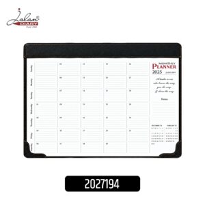 Desk Planner with Calendar & PU Leather Base