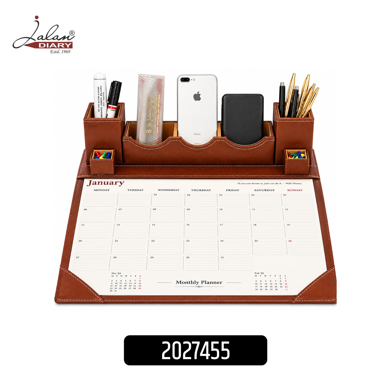 Premium Planner with Desk Organizer | Jalan Diary